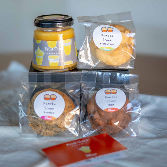 フルーツカードとスコーンのギフトセット