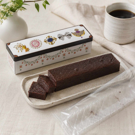 ガトーショコラ缶入り｜湯河原の柑橘をしのばせて